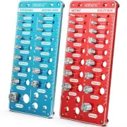 42 Nut and Bolt Thread Checker Standard and Metric,Bolt Size and Thread Gauge...