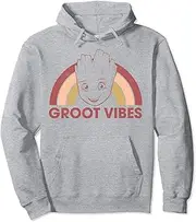 [Marvel] Guardians Of The Galaxy Groot Vibes Portrait Pullover Hoodie