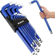 NNEDSZ Jumbo Hex Key Allen Wrench Set | 13-Piece Metric 2-19mm | Long Ball End D