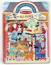 Melissa and Doug - Reusable Puffy Sticker Activity Book - Pet P
