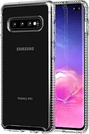 Tech21 Pure Clear Phone Case for Samsung Galaxy S10+, Clear