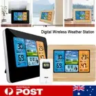 LCD Digital Wireless Weather Station Clock Hygrometer Thermometer In & Outdoor