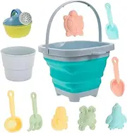 SUPVOX 1 Set Beach Toy Set for Kids Collapsible Bucket Shovels Sand Tools for Camping and Summer Fun Encourages Creativity and Motor Skills
