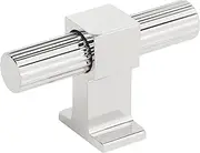 [Amerock] Cabinet Knob | Polished Chrome | 2-3/8 inch (60 mm) Length | Carrigan | 1 Pack | Drawer Knob | Cabinet Hardware