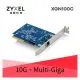 【含稅公司貨】Zyxel 合勤 XGN100C 10GbE 單埠有線網路卡 10G RJ45 PCIE擴充卡