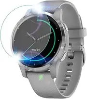 6PCS Tempered Glass Screen Protector Film Cover Case For Garmin Vivoactive 4/4S