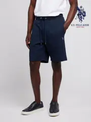 U.S. Polo Assn Blue Mens Smart Interlock Shorts (W64983) | $104