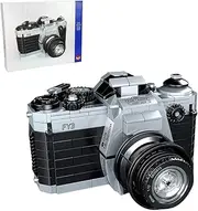 Creative Digital Camera Building Blocks Kit, 405 Pieces SLR Camera Building Blocks Toy, Retro Digital Camera Building Blocks Model Kit (00846)