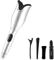 Automatic Hair Curler Curling Iron Crimp Air Curler Curling Wand Hair Waver Styler Tools Portable Hair Curlers Hair Crimper Iron WhiteWithoutBox