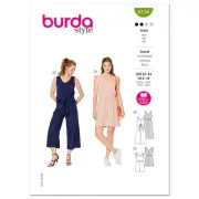Style Misses' Sleeveless Jumpsuit and Romper, Code 6134 Sewing Pattern Kit, S...