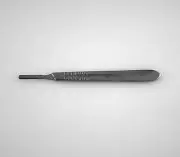 Kit of Scalpel Handle #4 and Blade #20 Surgical Dental Instruments