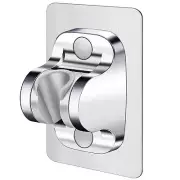 Soporte de pared ajustable para varita de ducha, sin perforación, para baño