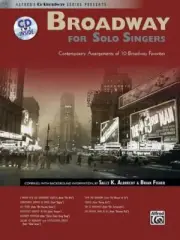 Broadway For Solo Singers Music Textbook New Free Fast US Shipper