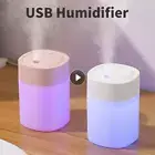 USB Air Car Humidifier Ambient Essential Oil Mini Fragrance Diffuser Color Light