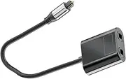 TEHAUX Optical Audio Splitter Connector Out Fiber Splitter for Home Theater for High Definition Sound