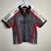 Freightliner Racing Shirt Size 16 Ladies Team Button Up Cotton New Embroidered
