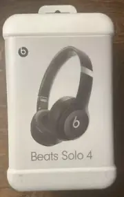 Beats Solo 4 - True Wireless On Ear Headphones Matte Black Bluetooth - Brand New