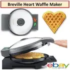 Breville Waffle Maker Heart-Shaped Waffle Dessert Machine Crispy Variable Temp