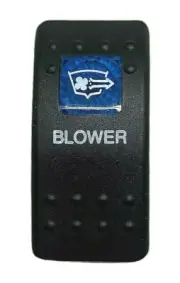 Carling Blue Lighted " BLOWER " Switch Cover