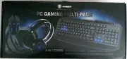 Snakebyte Keyboard And Mouse Combo With Mouse Pad, Gaming Headset Wire
