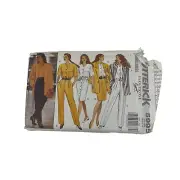 Butterick Sewing Pattern 5995 Jacket Dress Blouse Skirt Pants Career UNCUT 12-16