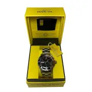 Invicta Watch Specialty 38517 Men's Stainless Steel Analog Black/Orange Bezel