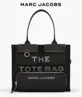 MARC JACOBS The Cargo Canvas Tote Bag Large Black Shoulder Bag Limited Edition