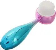 SOESFOUFU Cleansing Brush Face Washer Face Washing Brush Facial Scrubber Pore Brush Facial Skin Care Brush Soft Face Brush Face Scrubber Silicone Facial Scrub Brush Face Scrubbers
