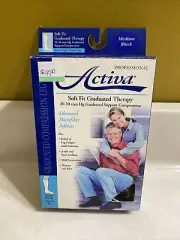 Activa Soft Fit Knee High CT 20-30 mmHg Medium Black