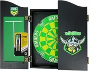 Canberra Raiders NRL Dart Board and Cabinet Set