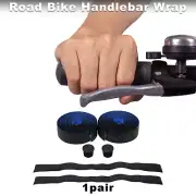 Bicycle Handlebar Tape Non-Slip Bicycle Handlebar Grip Tape Blue 1 Pair