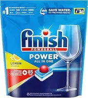 Finish Power All In One Lemon Dishwasher Tablets, 85 Tablets