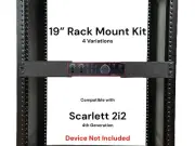 Rack Mount Kit for Scarlett 2i2 4th Gen 19" Rack 1.5U 4 Variations