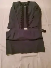 KASPER 3 Piece Skirt Suit Women’s Grey Size 12 Set