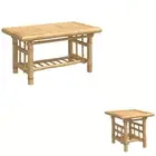 Side Table Coffee Sofa Tea Table Telephone Stand Living Room Bamboo vidaXL