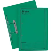 Avery 86834 Spring Transfer File Foolscap Green Box 25