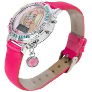 Barbie Springtime LCD Kid's Watch With Silicone Band Pink