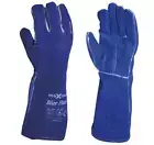 Maxisafe Blue Welders Gauntlet Gloves Fabrication Foundry Safety Pizza Oven