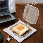 Stainless Steel Sandwich Maker Baking Mold Bread toaster Breakfast Machine RNAU