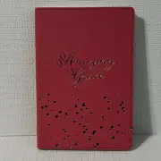 Eccolo Amazing Grace Hardcover Notebook Journal Lined Pink Gold