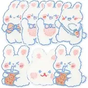 Ciieeo Rabbit Shape Embroidered Patches Clothing Decor Home Decor DIY Projects