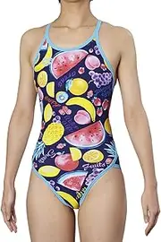 [arena] FSA-9611 TOUGHSUIT Series Swimsuit for Training, Super Flyback, Fruit Pattern