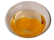 Display Faux Food Prop Bowl Of Eggs Cracked New