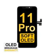 Soft OLED Screen for iPhone 11 Pro with Tool Kit and Tempered Glass Protector