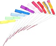 NAMOARLY 10pcs Performance Ribbons for Gymnastics and Dance Assorted Color Streamers for Boys and Girls and Adults Enhance Body Functions Beautiful Twirling Effects