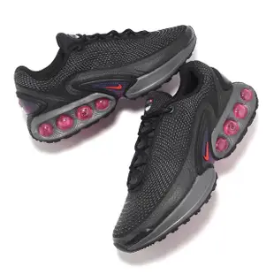 【NIKE 耐吉】休閒鞋 Air Max Dn All Night 男鞋 女鞋 黑 桃紅 氣墊 厚底 增高 運動鞋(DV3337-008)