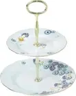 New Royal Doulton Royal Albert Alpha Foodie 2 Tier Cake Stand Fine Bone China