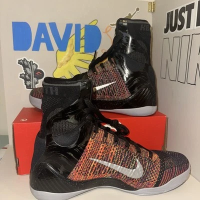 Size 11 NEW Kobe 9 Elite Protro 'Masterpiece' Black Rainbow FZ7335-001 No Lid