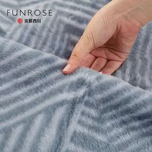 西川Nishikawa 新合纖發熱印花厚毛毯140x200cm(單人毛毯/抗靜電/發熱毯/日本毯)