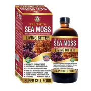 WILD CRAFTED SEA MOSS with BLADDERWRACK & BURDOCK ROOT LIVING BITTER.